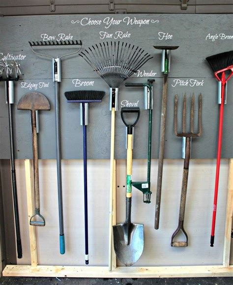 Storing Garden Tools Outdoor Tool Storage Tool