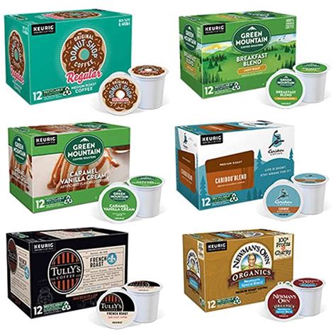 Includes 12 K Cup Pods Of Each Of These 6 Varieties Green Mountain