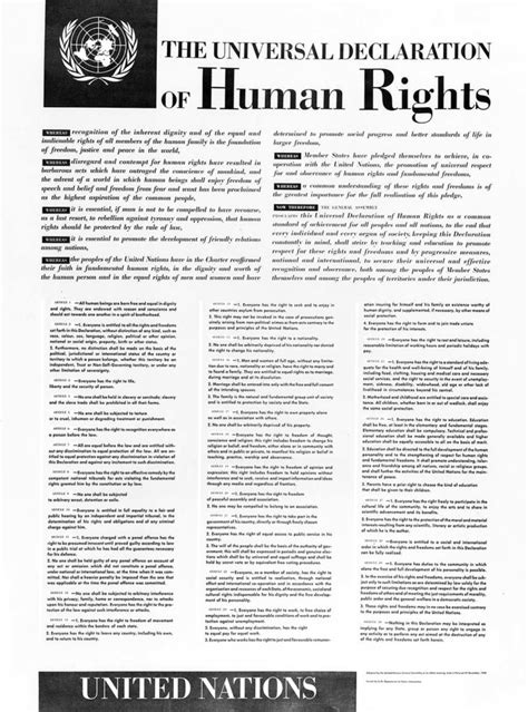 1948 United Nations Universal Declaration Of Human Rights
