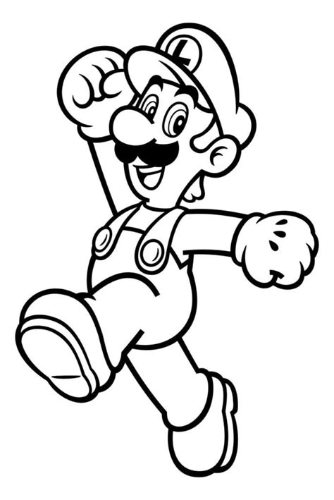 Desenhos De Super Mario Para Colorir Mario E Luigi