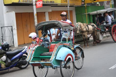 Quarterlife Adventures Riding A Becak Yogyakarta Indonesia