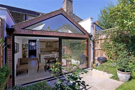 Most professionals suggest that porch roofs have a minimum 3/12 pitch, meaning the roof rises 3″ for every 1 foot of length. Wrap Around Extension with Gable Roof | The Art of Building