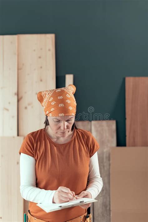 This is an actual cv example of a carpenter who works in the carpenter industry. Self Employed Female Carpenter Writing Project Notes Stock ...