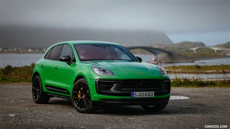 2022 Porsche Macan Gts With Sport Package Color Python Green Front