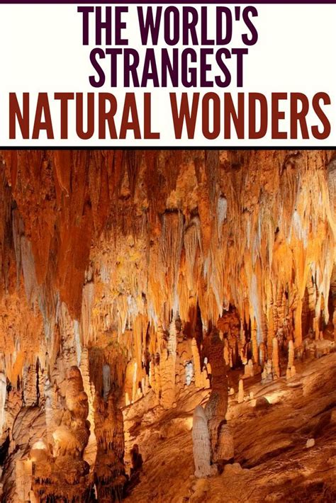 The Worlds Strangest Natural Wonders Natural Wonders Wonder Disney
