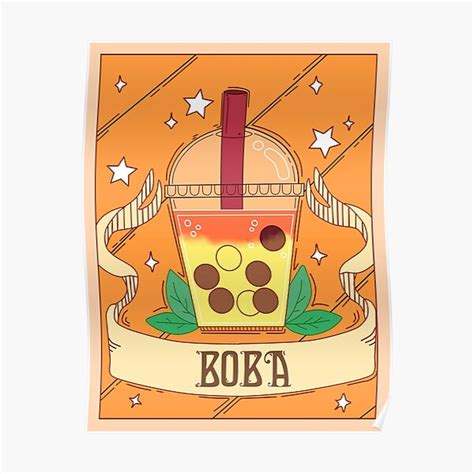 Boba Tea Posters Redbubble