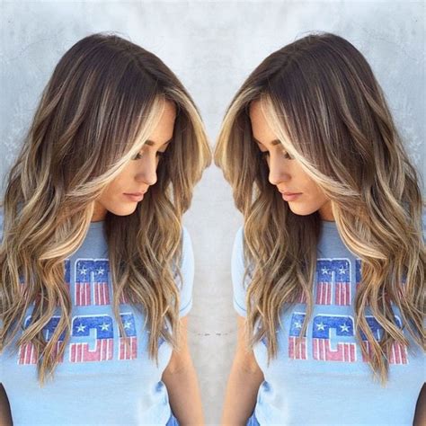Light Brown Hair Color Ideas With Highlights And Lowlights Cheveux Cheveux Ch Tains Id Es