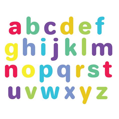 Small Letters Alphabet