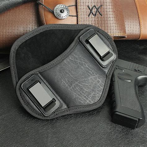 Tactical Hunting Holster Pu Leather Concealed Gun Pistol Pouch For