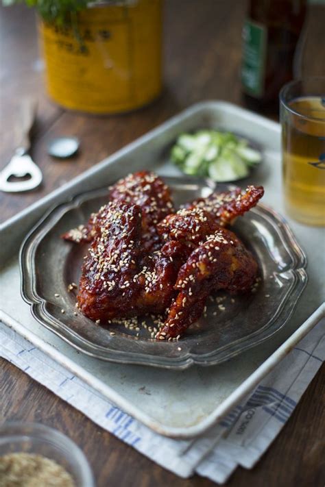 Too many in the fryer at one time will lower the oil's temperature and. KFC: Korean Fired Chicken | DonalSkehan.com, Not the kind ...