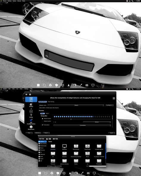 Arch Linux Kde Black And White By Craazyt On Deviantart