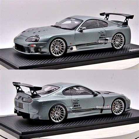 118 Ignition Model Top Secret Gt300 Supra Jza80 Gun Metallic Toyota