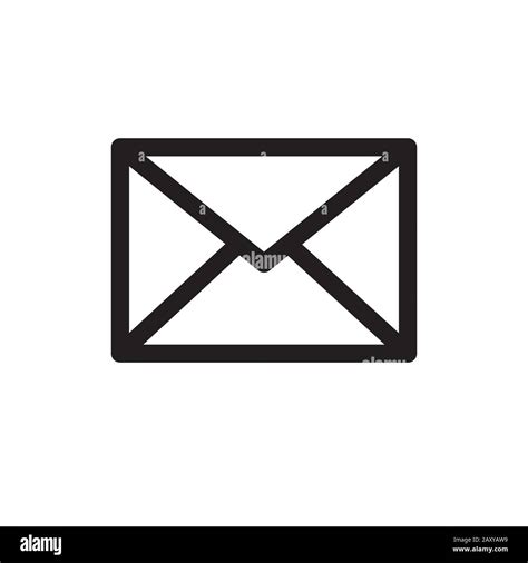 Mail Vector Icon Illustration Stock Vector Image And Art Alamy
