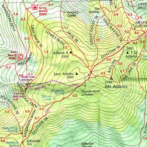 White Mountain White Mountain Trail Map