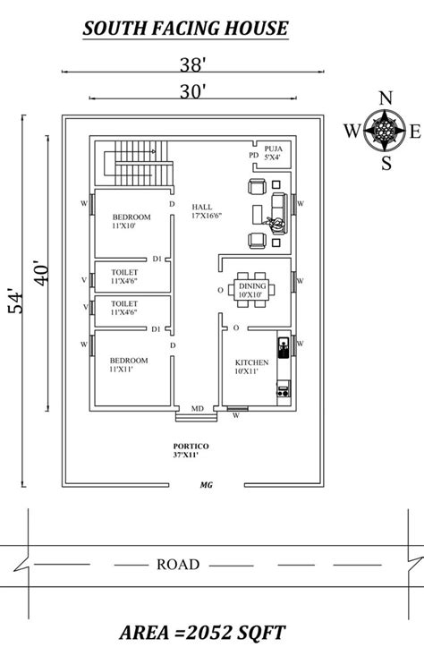 Check spelling or type a new query. 30'X40' 2bhk Awesome South facing House Plan As Per Vastu ...