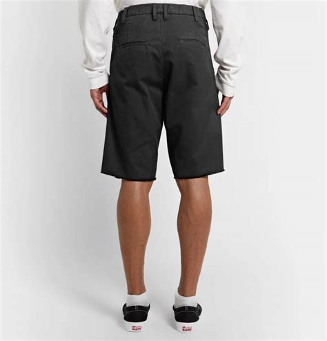 Mens Pleated Cotton Twill Shorts Aa Sourcing Ltd