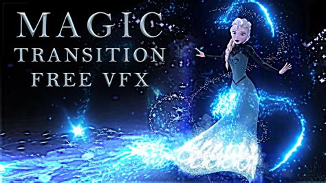 Ice Magic Transformation Free Effect Overlay Magic Particles Transition