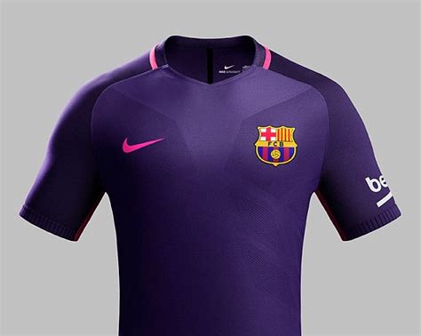 Barcelona Release New Purple Away Kit For The 2016 17 Season As They