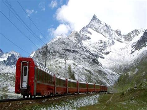 Swiss Alps Bernina Express Rail Tour From Milan Bernina Express