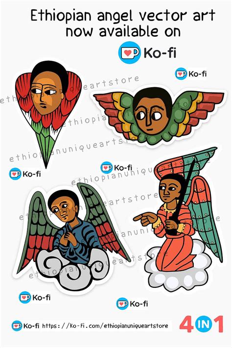 Ethiopian Angels Art Series 1 By Nahom Shiferaw On Dribbble