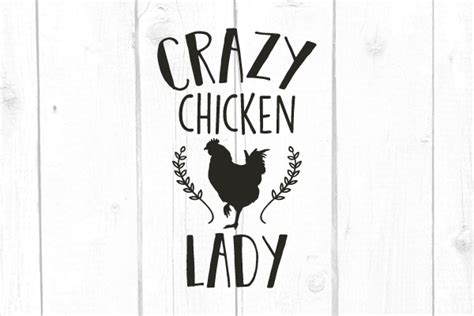 Crazy Chicken Lady Svg Graphic By Joshcranstonstudio · Creative Fabrica