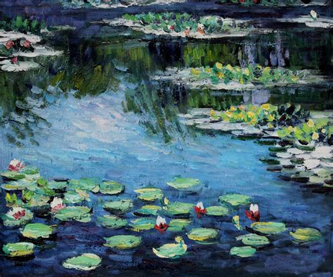 Monet painted them in preparation for monet consciously opted for exotic plants such as bamboo, water lilies (he first saw coloured water lilies resistant to the european cold at the. claude monet water lilies | of water lilies willow tree in ...