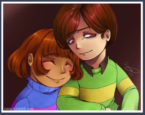 Undertale Chara And Frisk By Issane On Deviantart