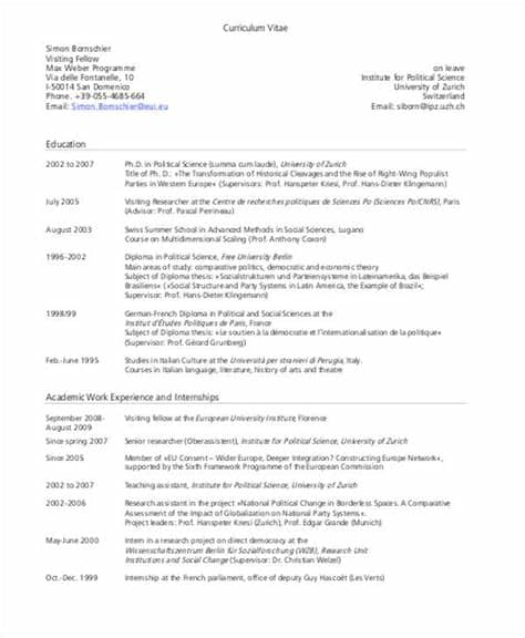 While premium resume templates are typically a better value than a free resume template download, if you're on a budget of zero it's hard to beat these job. 10+ Academic Curriculum Vitae Templates - PDF, DOC | Free ...