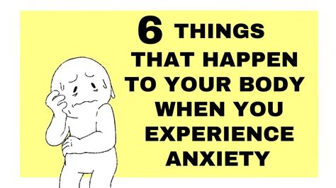 6 things that happen to your body when you experience anxiety youtube