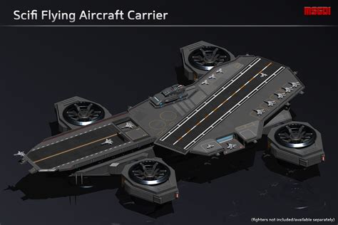Scifi Flying Aircraft Carrier By Msgamedevelopment On Deviantart