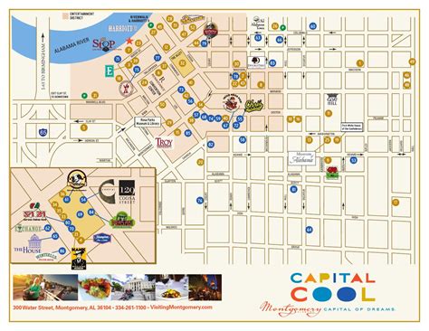 Downtown Mgm Map Jan 2015 By Montgomery Area Chamber Of