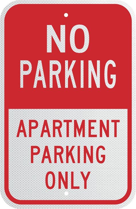 Apartment Parking Only Diy Signs And Decals