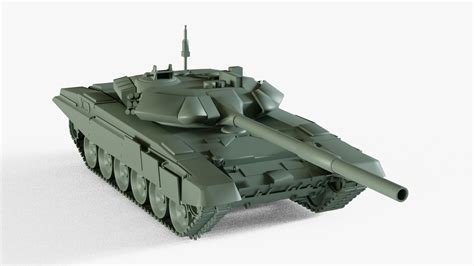 3d Model T 90 Tank Turbosquid 1582593