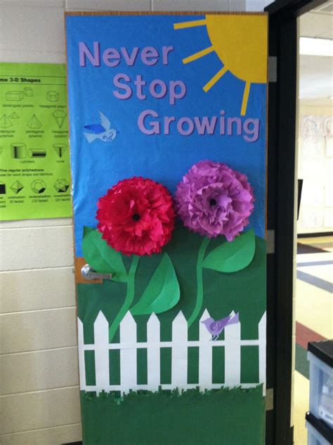 Spring Classroom Door Ideas 4 Garden Theme Classroom Classroom Door