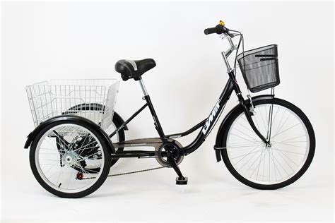 Cargo Volwassen Driewieler Fiets Inch Zwart Nieuwe Fiets Kopen H