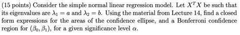 Consider The Simple Normal Linear Regression Model