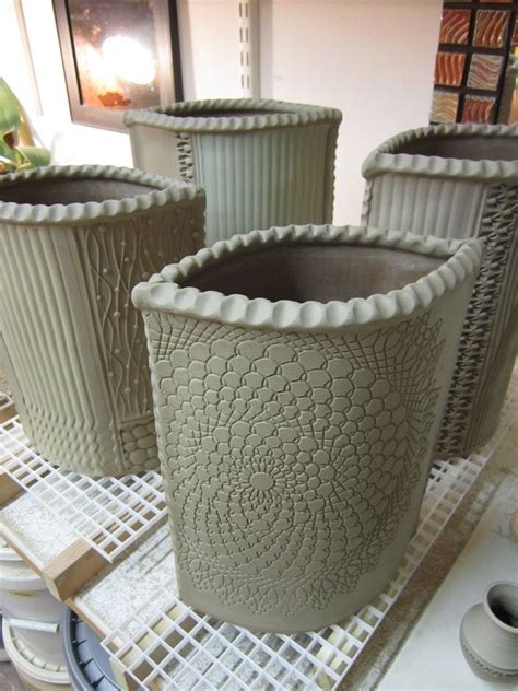 How to make agateware/nerikomi patterns. Gary Jackson: Fire When Ready Pottery | Slab ceramics, Slab pottery, Pottery pot