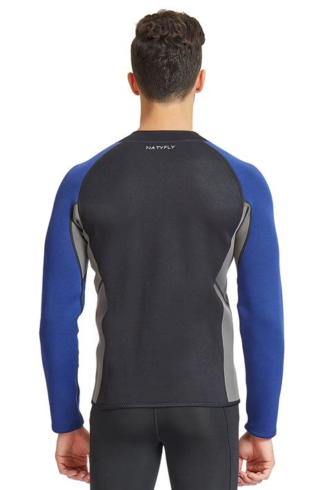 Outyfun Mens Wetsuit Jacket2mm Neoprene Wetsuits Top For Men Long