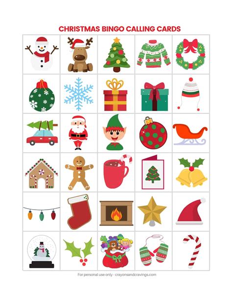 Christmas Bingo Free Printable Christmas Game With 10 Cards