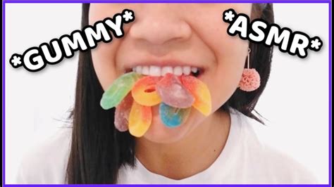 Gummy Asmr Eating Gummies Comiendo Gomitaschewy Eating Soundseating Jelly~asmrilyn Youtube