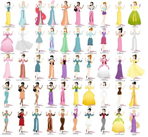 List Of Disney Princesses Examples And Forms