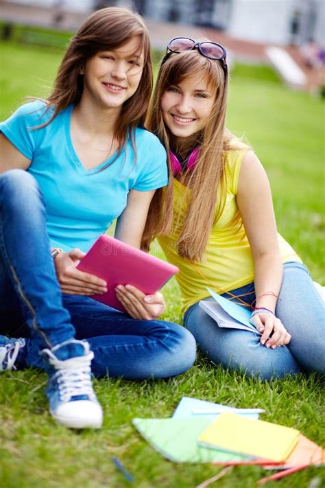 Two Friends Stock Image Image Of Adolescence Cute Girlfriend 28950307