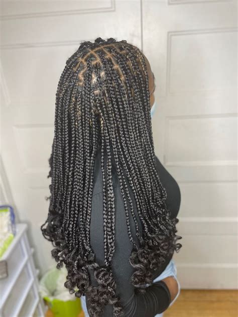 Extra Small Knotless Braids With Curls Braids With Curls Braids