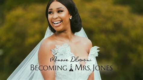 Watch Becoming Mrs Jones As Minni Dlamini Marries Quinton Jones