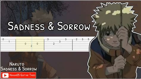 Naruto Sadness And Sorrow Guitar Tab Tutorial Youtube