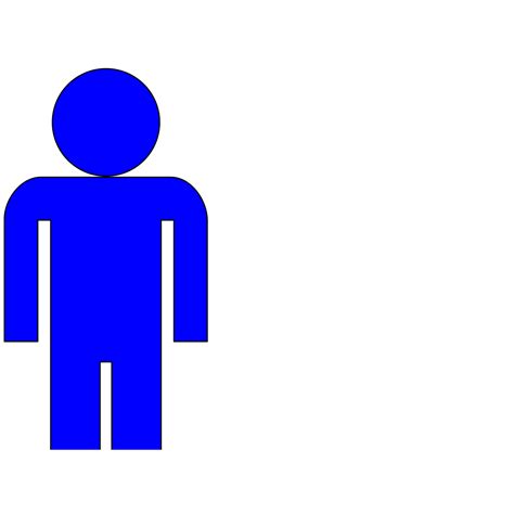 Blue Man Figure Png Svg Clip Art For Web Download Clip Art Png Icon