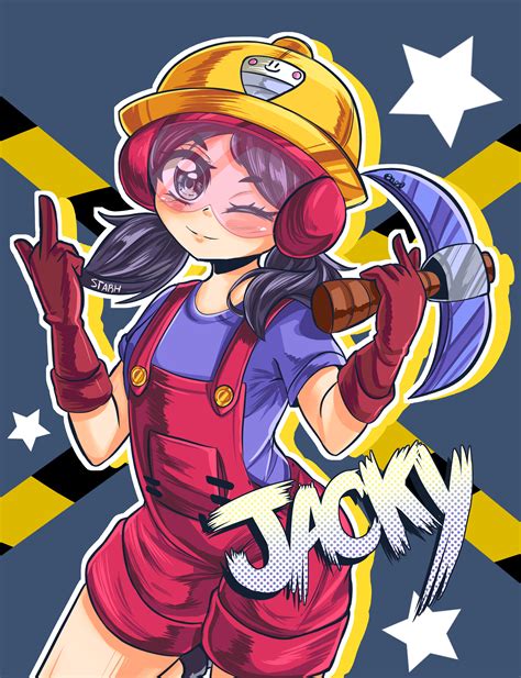 jacky brawl stars by starhsama on deviantart