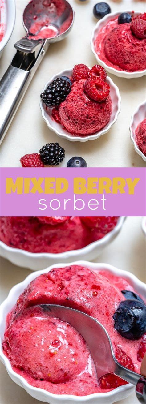 Mixed Berry Sorbet Artofit