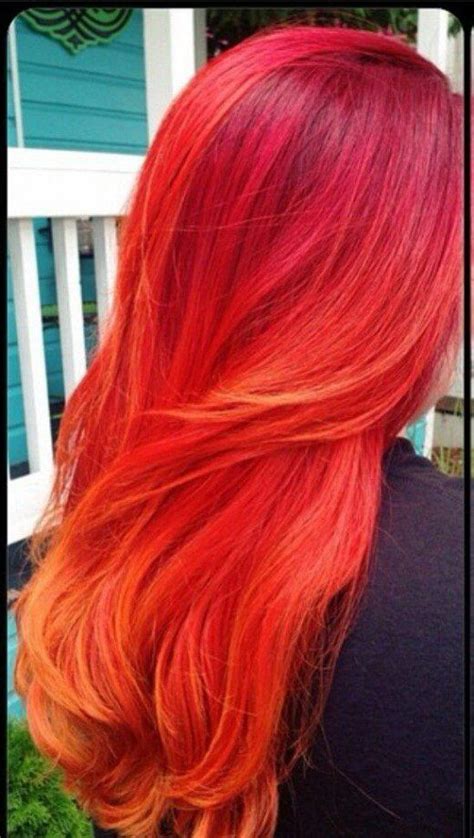 Red And Orange Hair Dye Mixed Cheree Swank