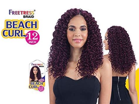 Beach Curl 12 4 Packs 1 Freetress Synthetic Braid Crochet Hair